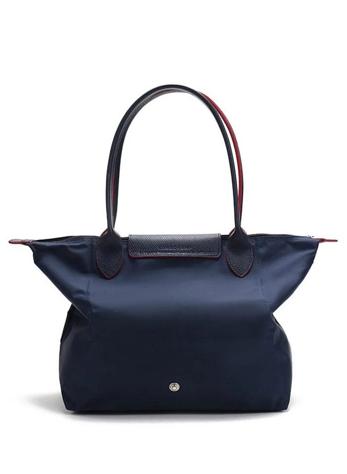 Longchamp Le Pliage Large Shoulder Strap Women's 70th Anniversary Fashionable and Versatile Large Cosmetic Bag, Handbag, Shoulder Bag - Image 3